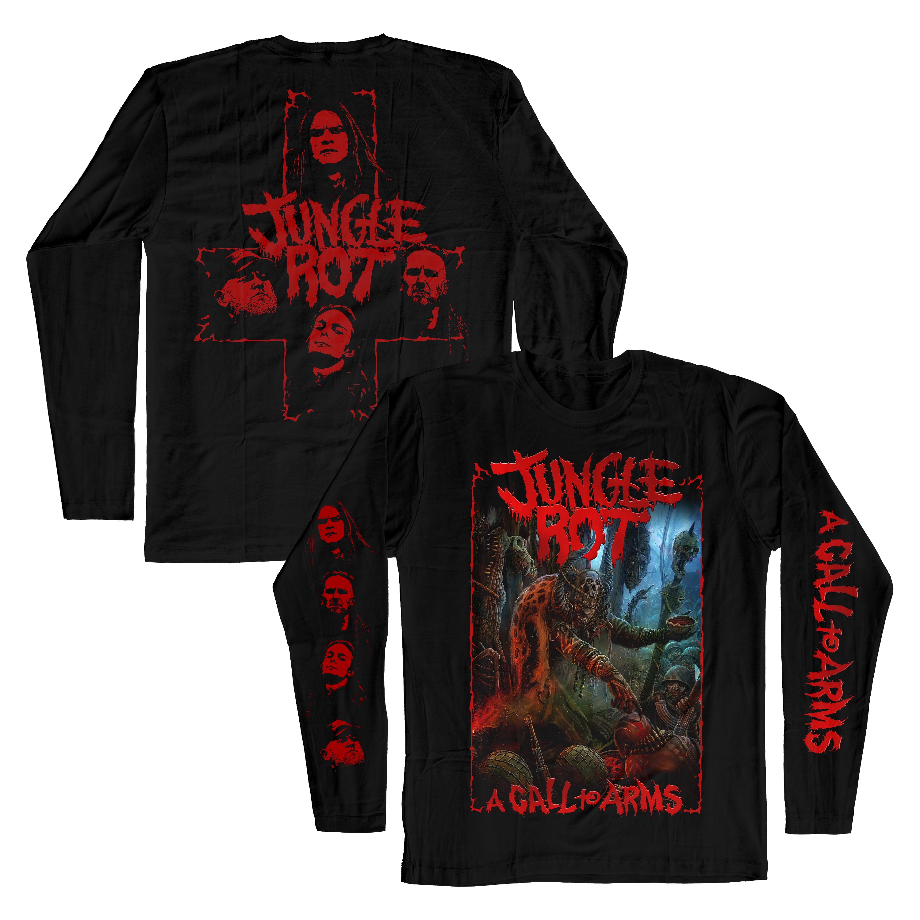 Jungle Rot's 'A Call to Arms' Licensed Long - Sleeve Shirt