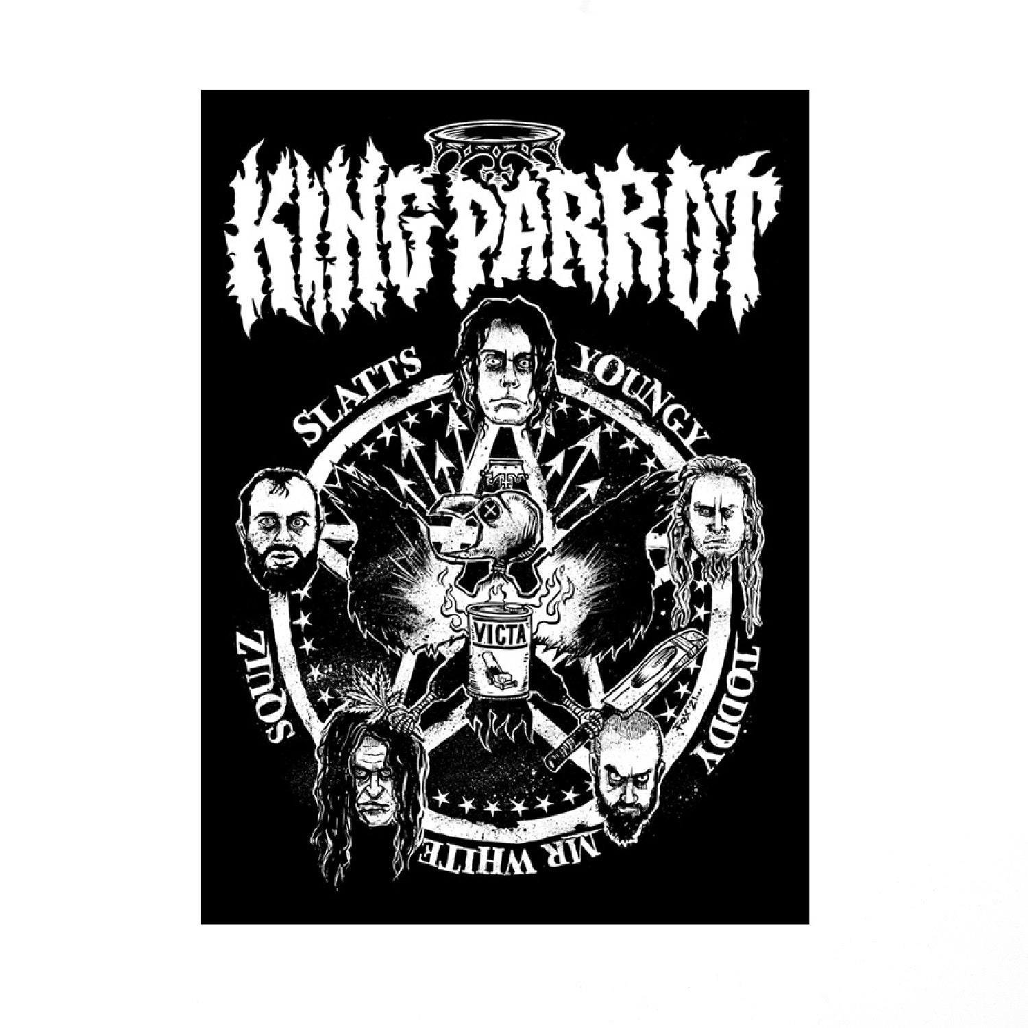 10-Year Anniversary King Parrot Decorative Patch